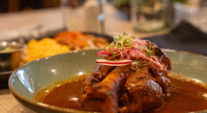 Pork Shank Birria Mile High Entrees