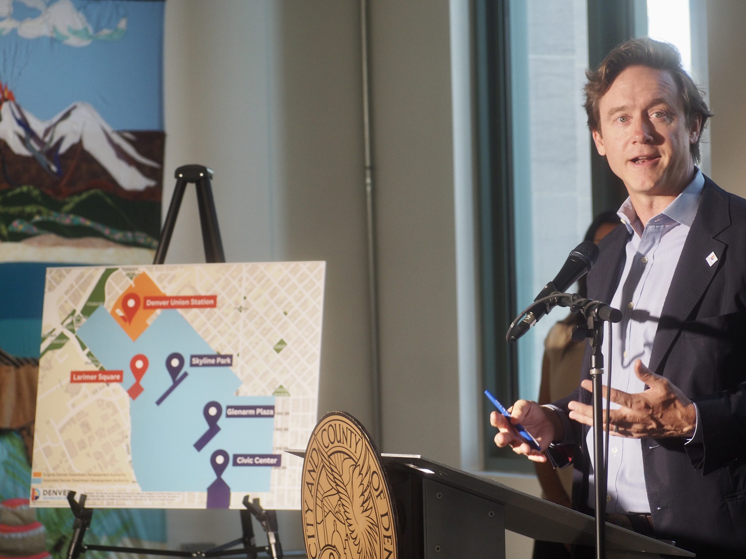 Denver Mayor Mike Johnston