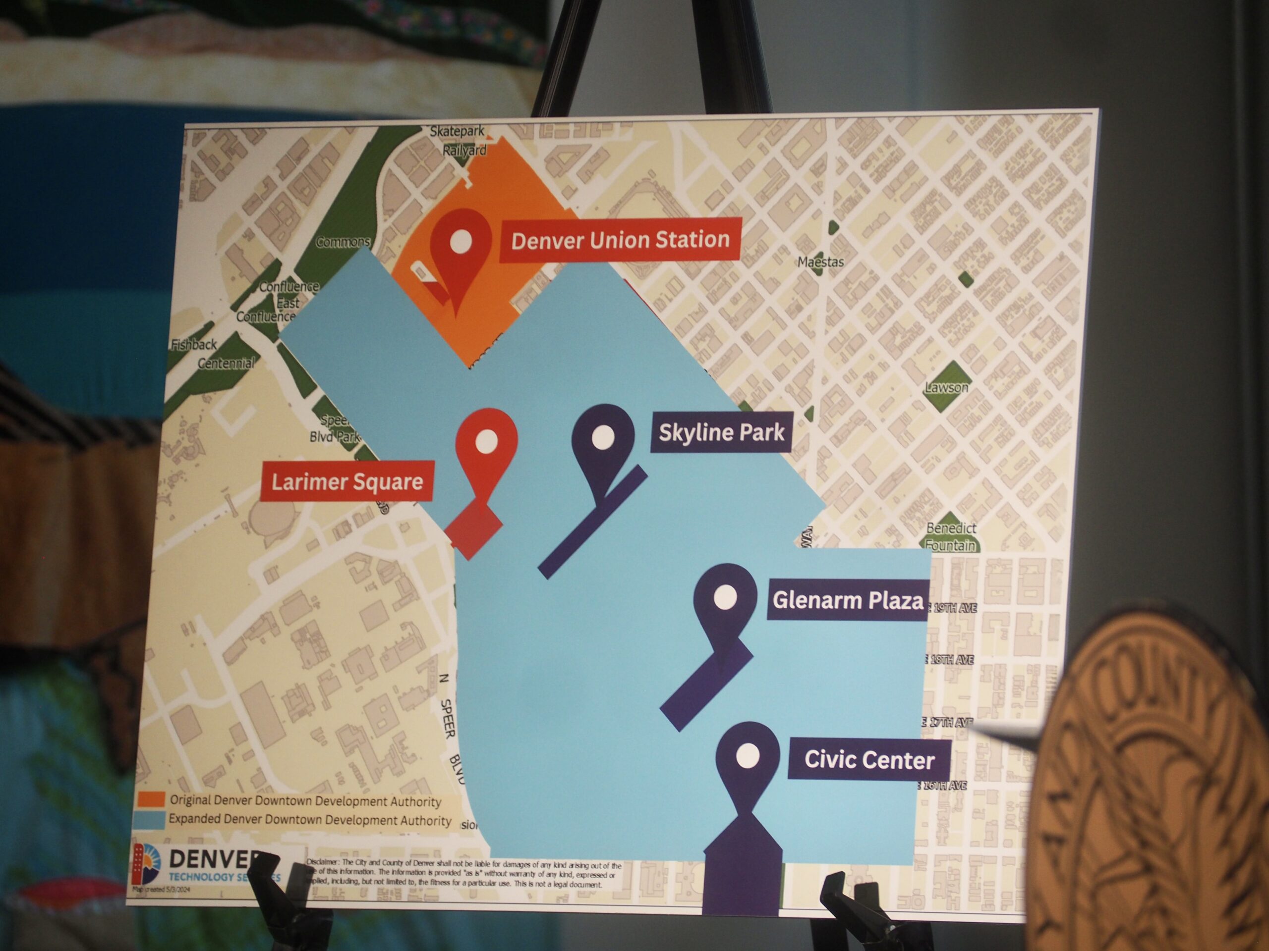 10 Denver projects picked to get $100M in Downtown Development Authority dollars 2 DDA map Denver