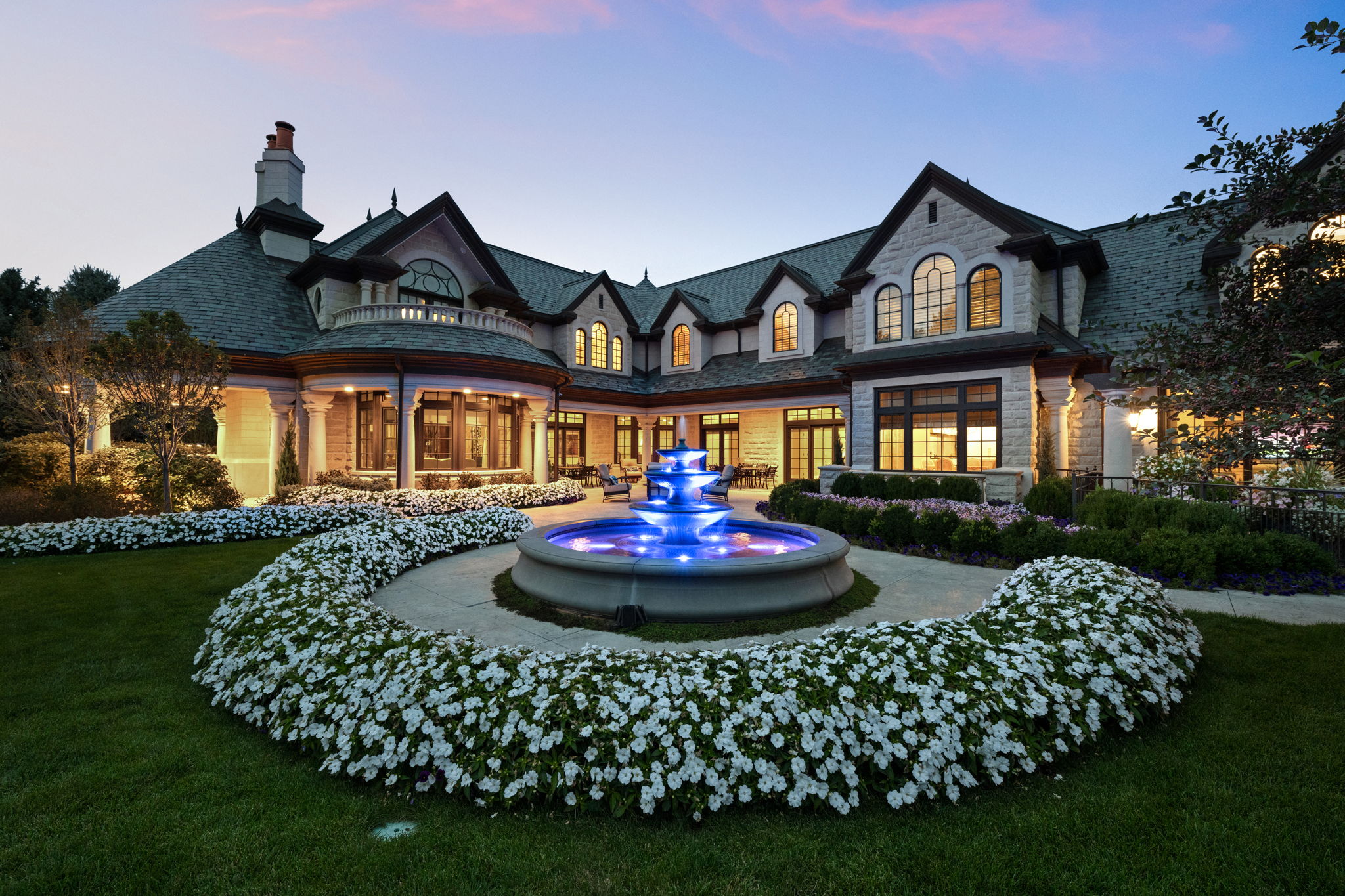 Stone mansion in Cherry Hills lists for $16.6M after major renovation 4 18 Cherry Hills Park fountain
