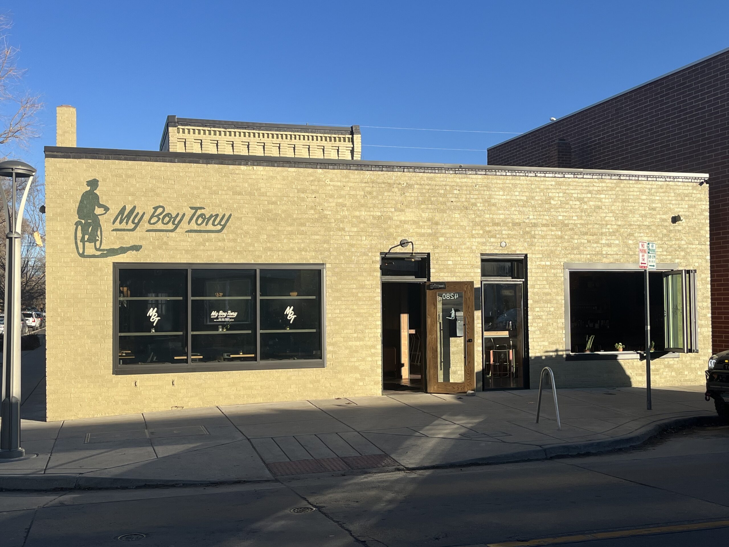 The exterior of My Boy Tony, which sits at the corner of 43rd Avenue and Tennyson Street in Denver's Berkeley neighborhood. (Courtesy photo)
