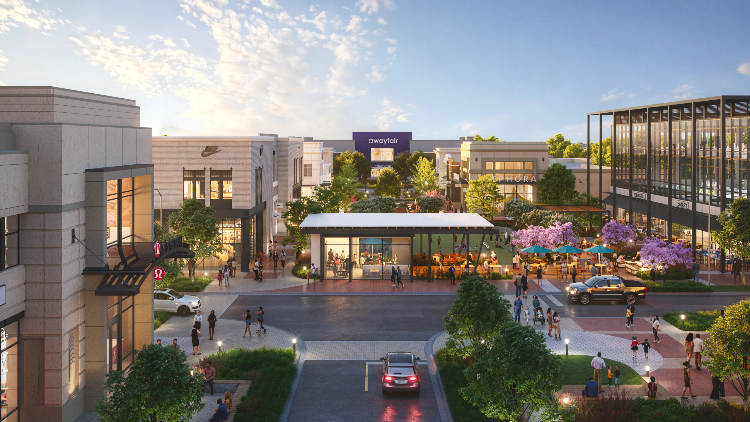 Trader Joe’s to join Wayfair, Life Time in Northfield 1 Northfield Aerial rendering scaled