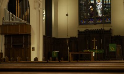 Inside the sanctuary at 1600 Grant St.