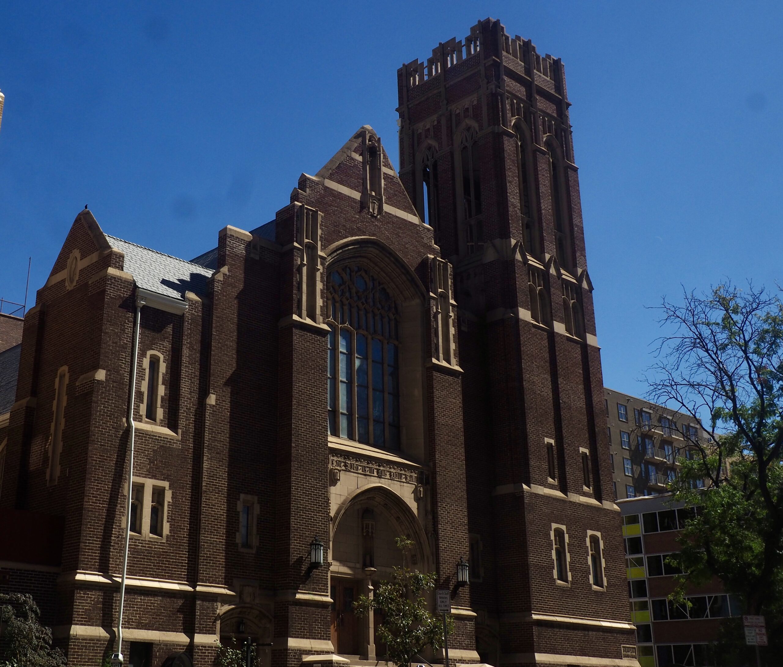 The exterior of St. Paul's Lutheran Church.