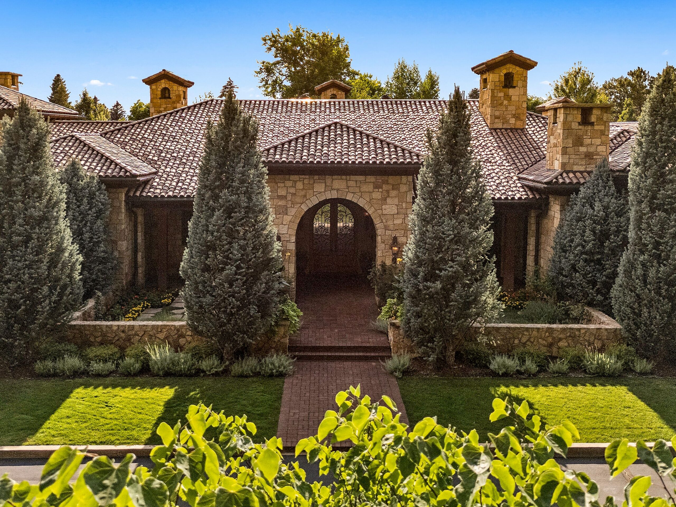 Oil exec lists custom Cherry Hills mansion for $10M 1 7 Village Road scaled