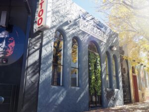 The storefront of the 674 Santa Fe building, as seen on Friday, Oct 17th. 
