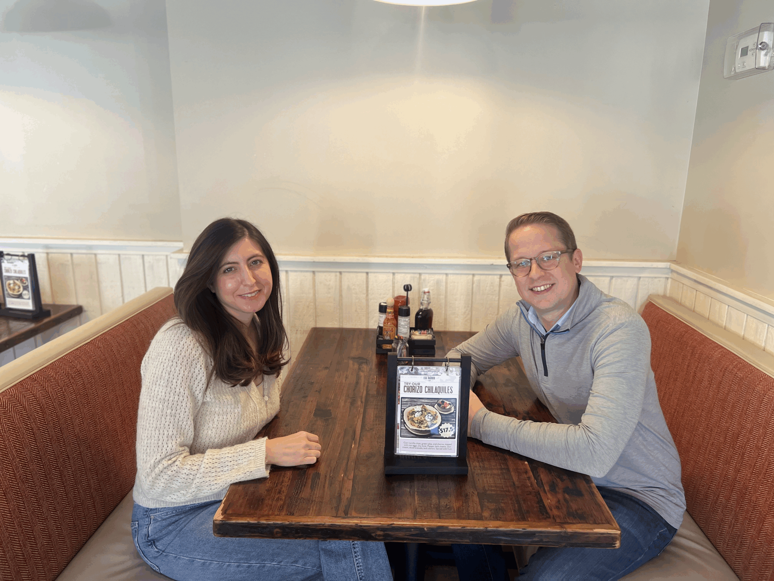 Stephanie and Will Makoski at an Egg Harbor location in the Chicago area.