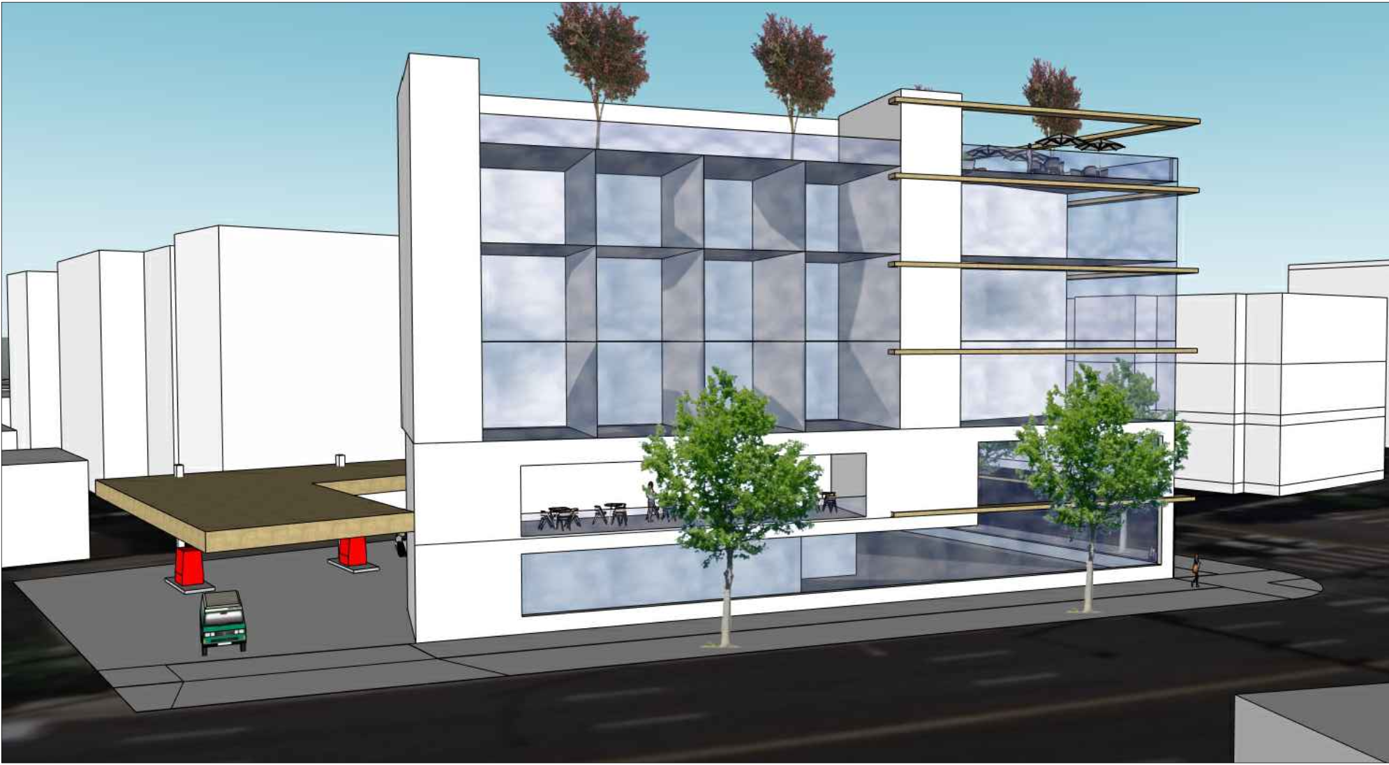 A rendering of 2727 Zuni St.