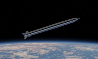 Leap rocket in space