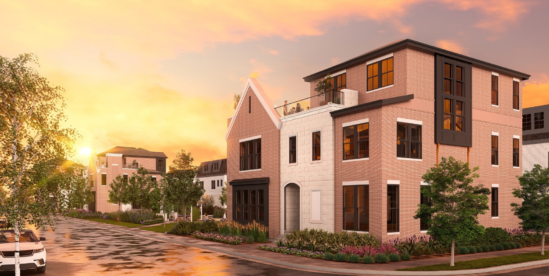 A rendering of the development.