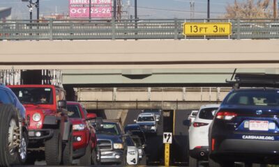 Traffic on 38th Street in RiNo
