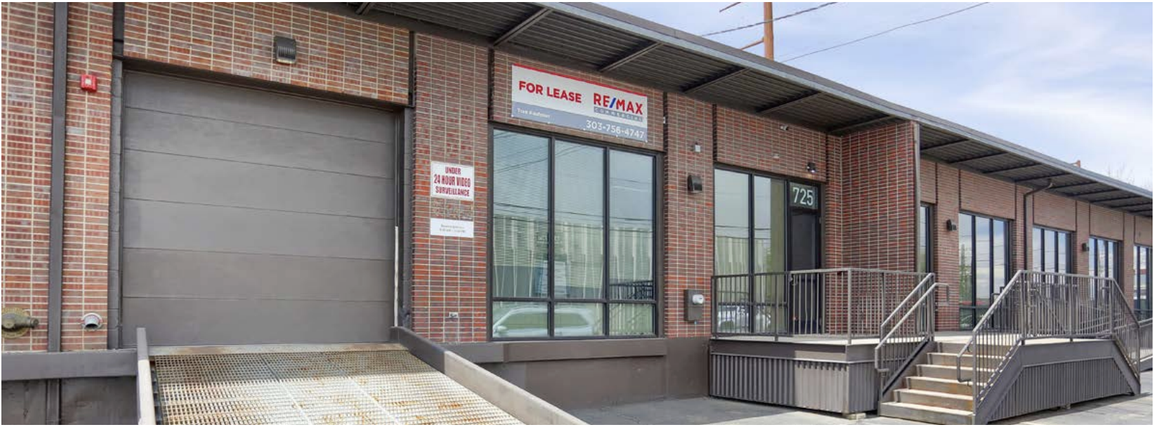 The exterior of Soccer Post's new location, which was formerly warehouse space.