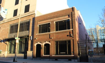The 1336 Glenarm Place building was constructed in 1928.