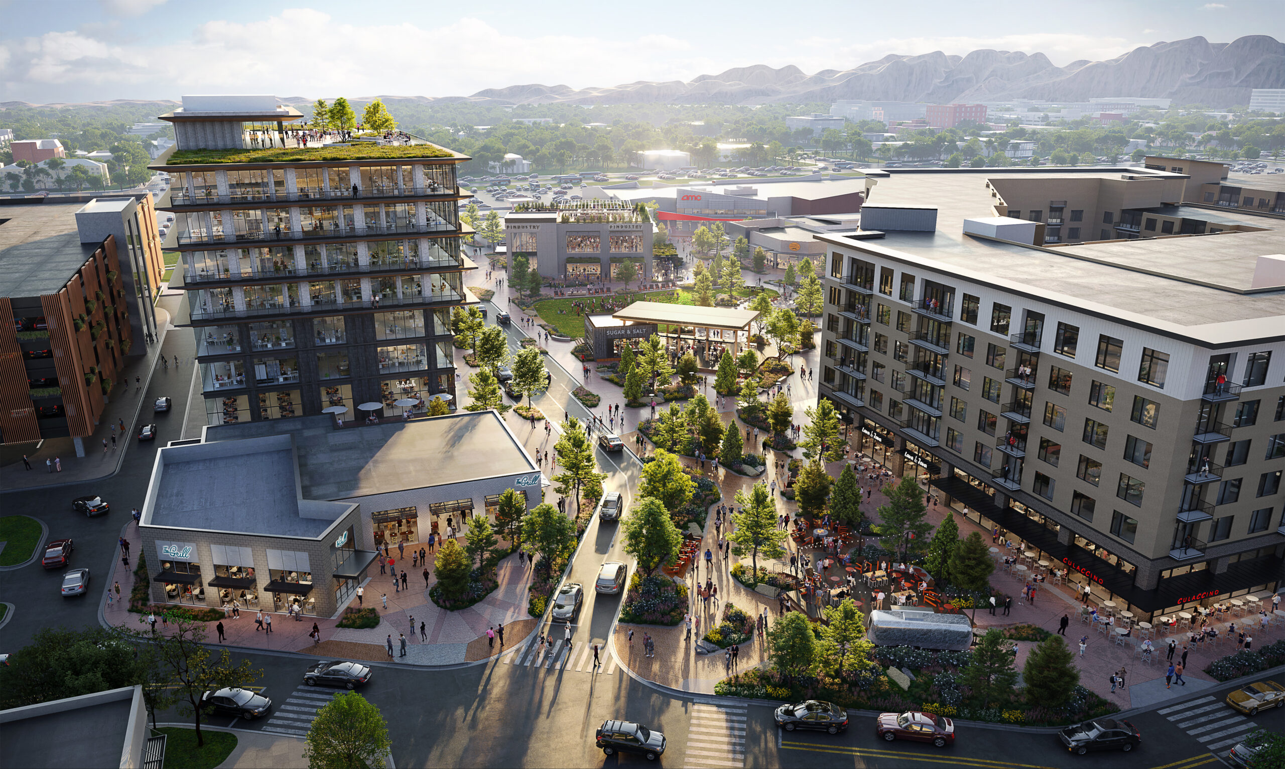 A rendering of the HiFi at FlatIron Crossing in Broomfield