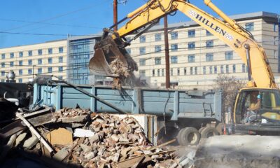 demolition in progress